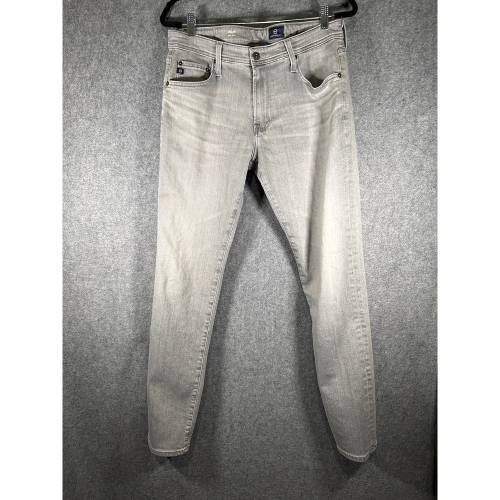 AG Adriano Goldschmied Dylan Slim Skinny Grey‎ Jeans 33x34 ACTUAL *33x32